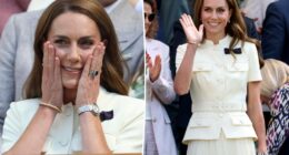 Kate Middleton attends Wimbledon after admitting to having to put on a 'brave face' following her cancer battle