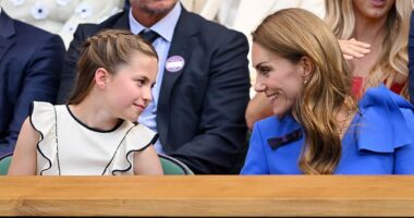 Princess Catherine shared a sweet moment with her daughter Princess Charlotte at Wimbledon today