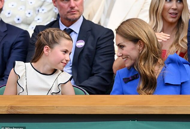 Princess Catherine shared a sweet moment with her daughter Princess Charlotte at Wimbledon today