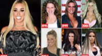 The many faces of Katie Price: MailOnline takes a look at the star's changing look after two decades of boob jobs, Botox and face lifts