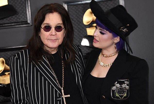 Kelly Osbourne, 40, has broken her silence following the death of her father Ozzy in a heartbreaking tribute on Friday (pictured together in 2020)