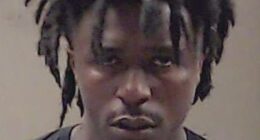 Taco Nash (pictured), 25, was forcibly removed from the courtroom following the vile outburst after a DeKalb County jury found him guilty of killing 22-year-old Mi'ckeya Montgomery
