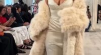 Kim Kardashian is being roundly trolled for her awkward runway walk, with fans sniggering that she looked 'drunk' or 'like a tired toddler'