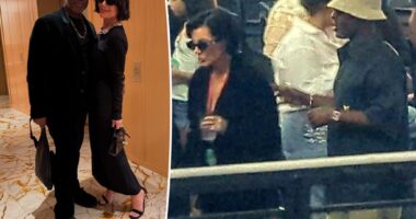 Kris Jenner and Corey Gamble caught in tense exchange at Beyoncé's 'Cowboy Carter' show