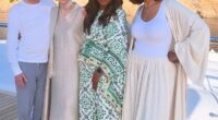 Kris Jenner, 69, and her new pal Oprah Winfrey, 71, cemented their friendship on a recent trip to Spain with Oprah's BFF Gayle King, 70; pictured in Mallorca with David Geffen (L)