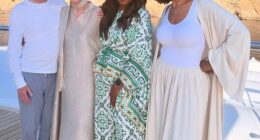 Kris Jenner, 69, and her new pal Oprah Winfrey, 71, cemented their friendship on a recent trip to Spain with Oprah's BFF Gayle King, 70; pictured in Mallorca with David Geffen (L)
