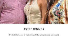 Shortly after Kylie Jenner dined at Tassia Restaurant in the Greek village of Fiscardo on July 12, owners Polychronis Dendrinos (L) and Tassia Dendrinou (R) proudly posted about the 'true honor' of hosting the 'iconic entrepreneur and global trendsetter'
