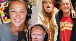 Kylie Kelce makes rare comment about Taylor Swift in Ed Sheeran interview