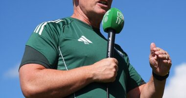 Brendan Rodgers has a year left to run on his contract as Celtic manager