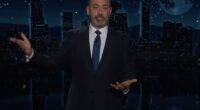 A number of late night hosts have shared their reactions after CBS announced the cancellation of the Late Show with Stephen Colbert, including Jimmy Kimmel, 57 (pictured)