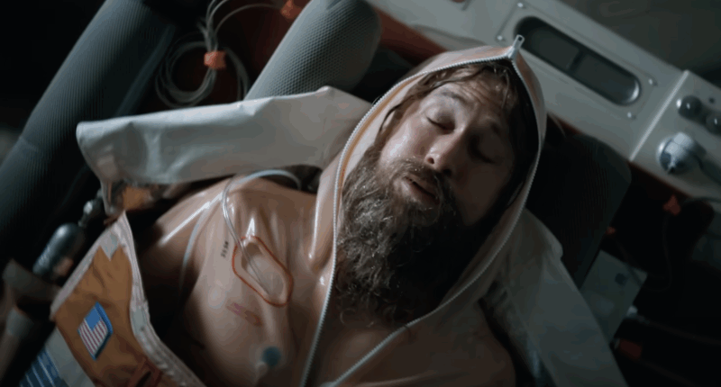 Ryan Gosling wakes up from cryosleep in Project Hail Mary