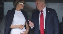 Donald Trump was gushing to Melania about the Club World Cup final, a lip reader has revealed