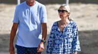 Liverpool legend Alan Hansen, 70, looks fit and healthy as he enjoys sun-soaked stroll with his wife at exclusive Barbados hotel