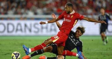Liverpool vs Yokohama LIVE: £79m new boy Hugo Ekitike makes his Liverpool debut as Premier League champions look to impress in Japan despite tsunami threat