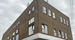 WATERLOOVILLE: A deprived Hampshire town could soon have a migrant hotel, pictured, installed above shops in the middle of the derelict high street