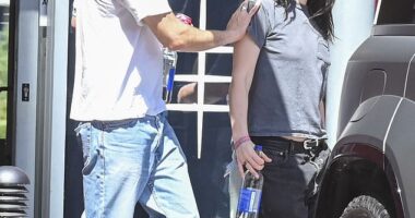 Lorde has been spotted with her new man after going public with the relationship at Glastonbury over the weekend