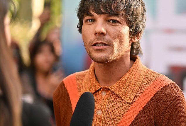 Louis Tomlinson (pictured in 2023) was left stunned as he spotted an unidentified object in the sky on Friday night, before he took to social media to share his concern with fans