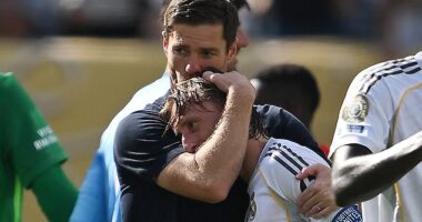 Luke Modric bid an emotional farewell to Real Madrid after playing his final game for the club