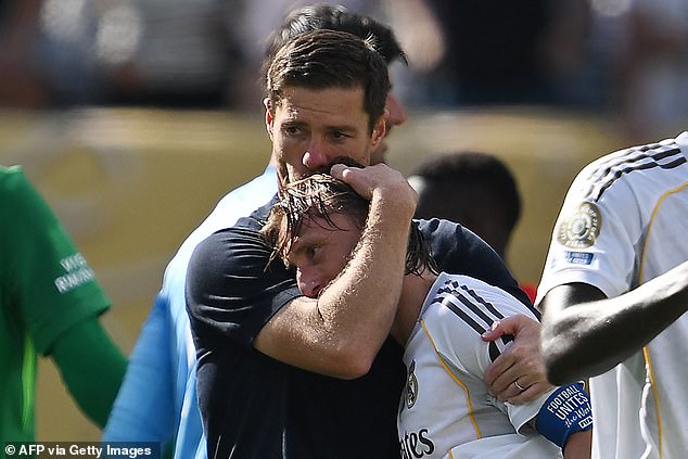 Luke Modric bid an emotional farewell to Real Madrid after playing his final game for the club