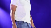 Country star Luke Bryan was hit in the face by a flying object while performing at the North Dakota State Fair on Saturday; seen on 2025