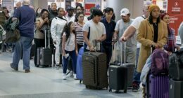 MORE travel chaos as multiple major airports across eastern US ground all flights for second day