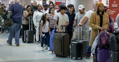 MORE travel chaos as multiple major airports across eastern US ground all flights for second day