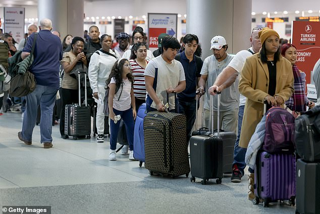 MORE travel chaos as multiple major airports across eastern US ground all flights for second day