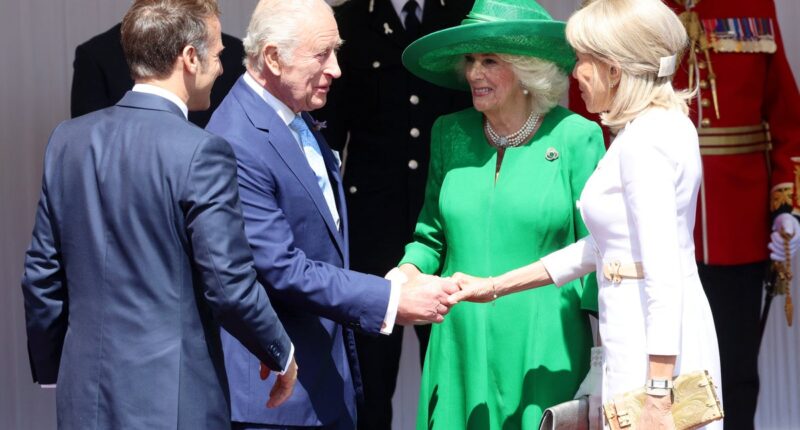 Macron state visit live: King and Queen welcome French president and wife Brigitte with Windsor parade