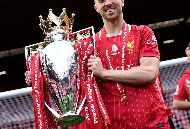 Diogo Jota played with a smile on his face and helped Liverpool to win a Premier League title