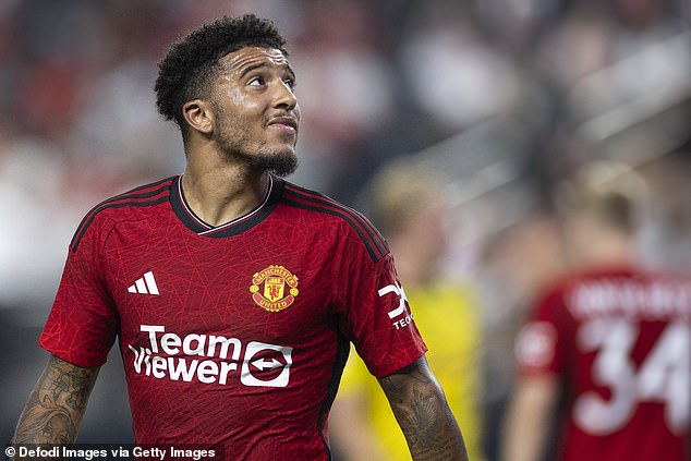 Manchester United have been offered three players in exchange for Jadon Sancho, according to a report