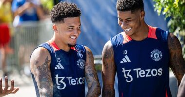 Jadon Sancho and Marcus Rashford are among the group of players looking to leave United