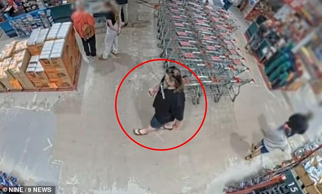 Father-of-three Paul Andrew Hart (pictured) was jailed for 16months after 11 people were rushed to hospital after he released a chilli substance inside a Bunnings store on Anzac Day