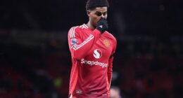 Manchester United forward Marcus Rashford turned up at Carrington for training again