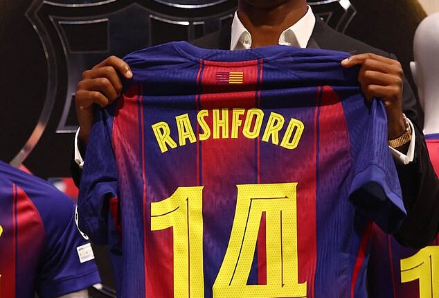 Marcus Rashford has issued a farewell message to Man United after joining Barcelona