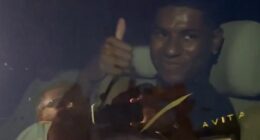 Marcus Rashford was spotted arriving in Barcelona with the forward nearing a loan move