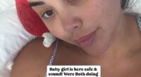 Marnie Simpson has announced the birth of her third child with husband Casey Johnson, a baby girl