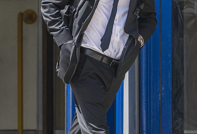 Johnathan Christmas (pictured outside Poole Magistrates' Court), 35, had a five-month affair with work colleague Charlotte Crute after they met at a summer party