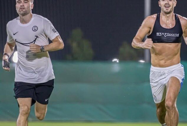 Nike trainer Jamie Reynolds works with a number of high-profile stars (above: Jack Grealish)