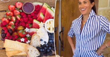 Meghan Markle celebrates Fourth of July with berry board