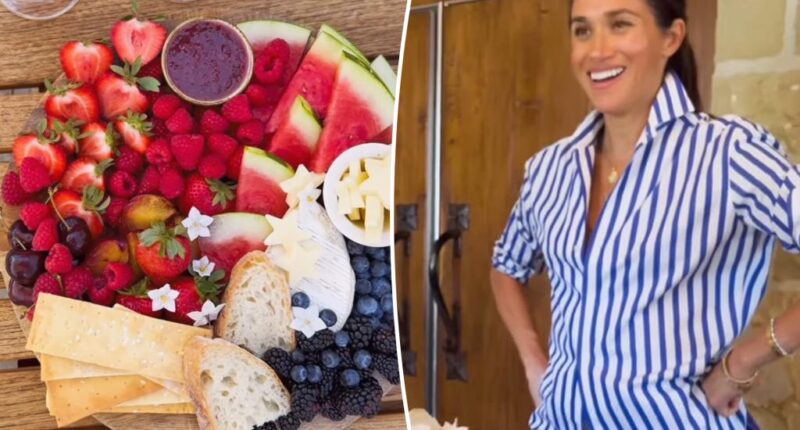 Meghan Markle celebrates Fourth of July with berry board
