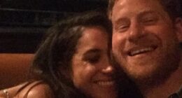 Meghan Markle has posted a loved-up snap alongside husband Prince Harry as she gushed over their kids on Fourth of July