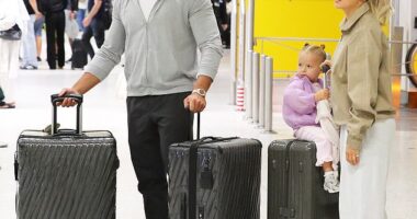 Molly-Mae Hague looked glum as she prepared for her latest overseas break on Thursday, after claiming her summer has been 'no fun' - despite spending much of it on holiday