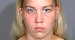Morgan Stapp, 32, was charged with child sex trafficking after allegedly attempting to facilitate the assault between the man and her seven-month-old daughter