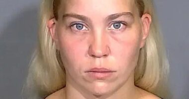 Morgan Stapp, 32, was charged with child sex trafficking after allegedly attempting to facilitate the assault between the man and her seven-month-old daughter