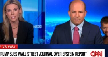 Moment CNN contributor’s young son crashes tense Epstein discussion live on-air