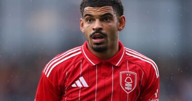 Morgan Gibbs-White has not travelled to Portugal with his Nottingham Forest team-mates