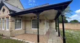 The stylish home where a pensioner was brutally murdered and dismembered by her lodger has been put up for sale, MailOnline can reveal