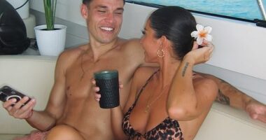 Manuel Ugarte took to Instagram to post a picture of himself and Georgia May Heath on holiday