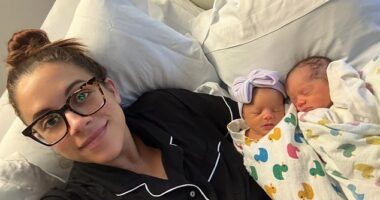 Emily Fisher, 36, welcomed twin girls last month and was left stunned when she totaled up her bills and realized giving birth would have cost her $120,527.51 had she not had insurance