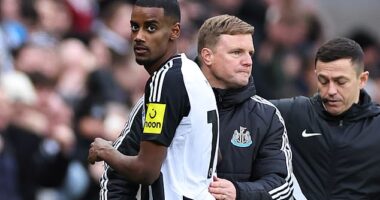 Newcastle are braced for a formal offer from Liverpool for wantaway Alexander Isak